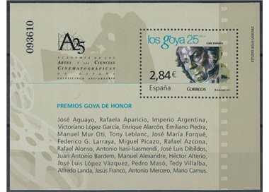 SPAGNA 2011 Cinema, Premio Goya BF MNH**