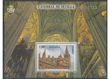 SPAGNA 2012 Cattedrale di Siviglia BF MNH**