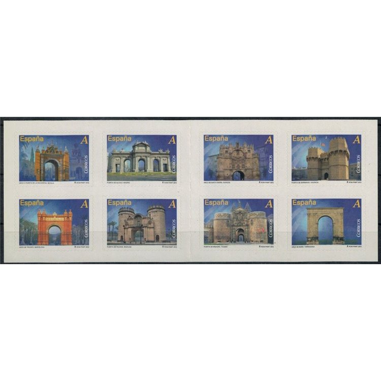 SPAIN 2012 Historic Gates and Triumphal Arches booklet MNH**