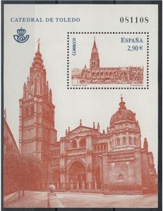 SPAIN 2012 Toledo Cathedral s/s MNH**