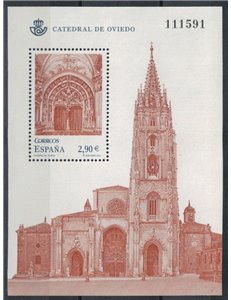 SPAGNA 2012 Cattedrale di Oviedo BF MNH**
