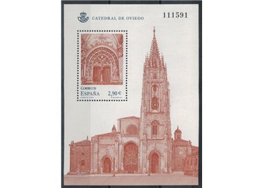 SPAGNA 2012 Cattedrale di Oviedo BF MNH**