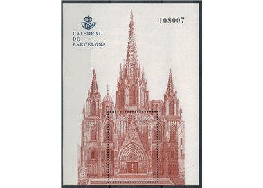 SPAGNA 2012 Cattedrale di Barcellona BF MNH**