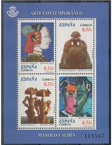 SPAIN 2012 Contemporary Art, Manolo Valdés s/s MNH**