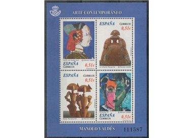 SPAIN 2012 Contemporary Art, Manolo Valdés s/s MNH**