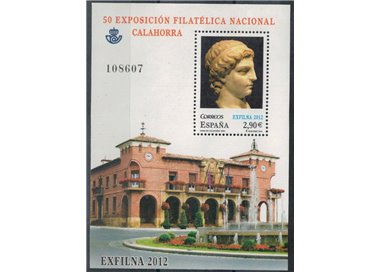 SPAIN 2012 Philatelic Exhibition Exfilna s/s MNH**