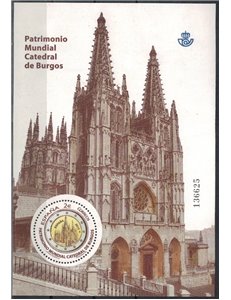 SPAGNA 2012 Cattedrale di Burgos BF MNH**