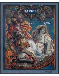 SPAIN 2012 National Heritage, tapestry s/s MNH**