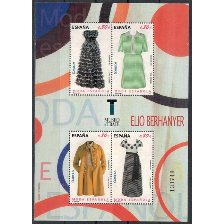 SPAIN 2011 Spanish Fashion, Elio Berhanyer s/s MNH**