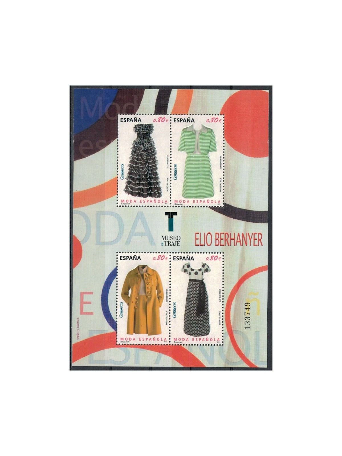 SPAIN 2011 Spanish Fashion, Elio Berhanyer s/s MNH**