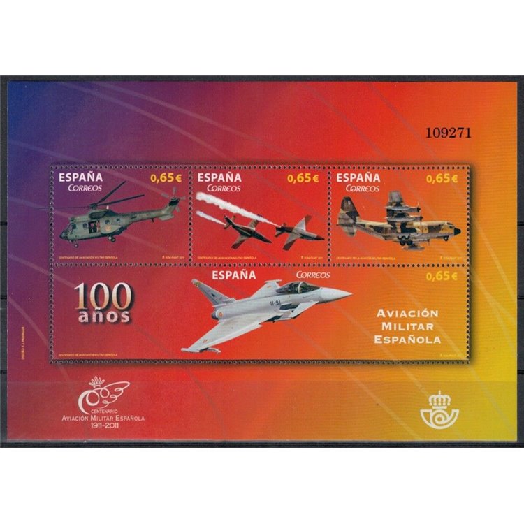 SPAGNA 2011 Aviazione militare BF MNH**