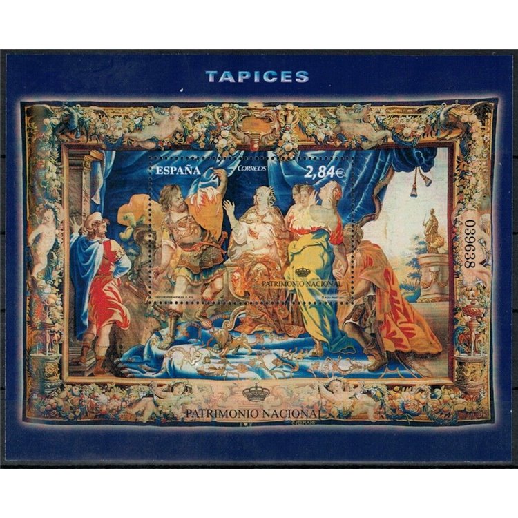SPAGNA 2011 Patrimonio nazionale, arazzo BF MNH**