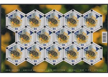 SWITZERLAND 2011 Animal of the Year, Bee m/s MNH**