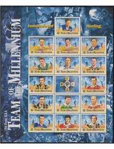 IRLANDA 2000 Team of the Millennium BF MNH**