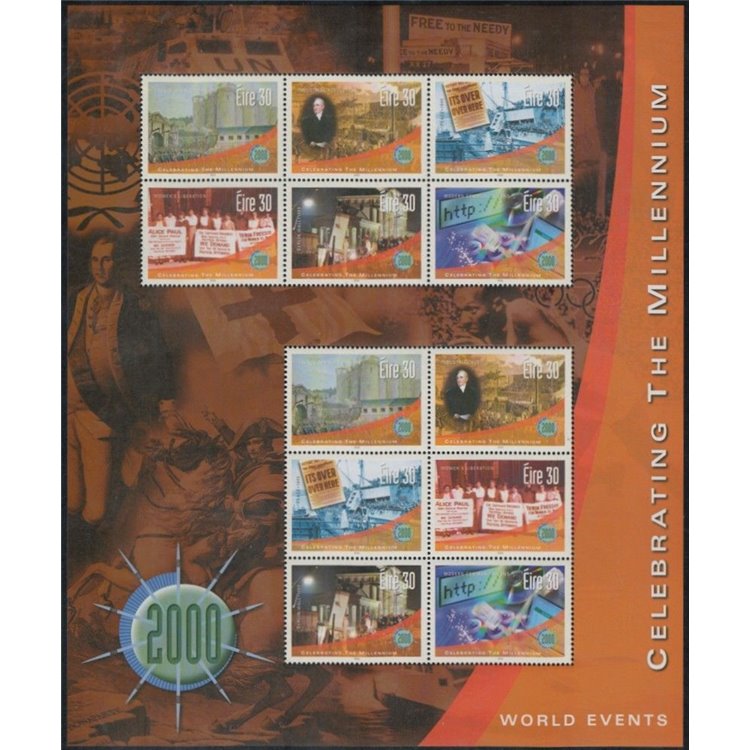 IRELAND 2000 Millennium, 5th series s/s MNH**