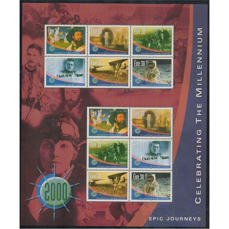 IRELAND 2001 Millennium, 6th series s/s MNH**