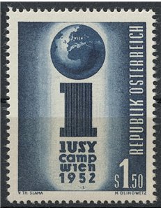 AUSTRIA 1952 Riunione della IUSY a Vienna MH*