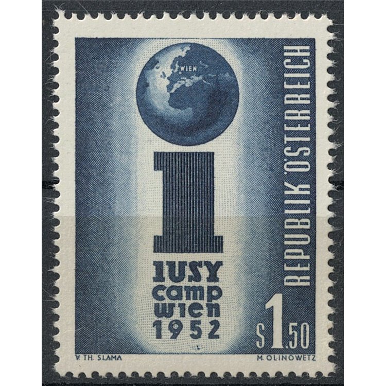 AUSTRIA 1952 IUSY meeting in Vienna MH*
