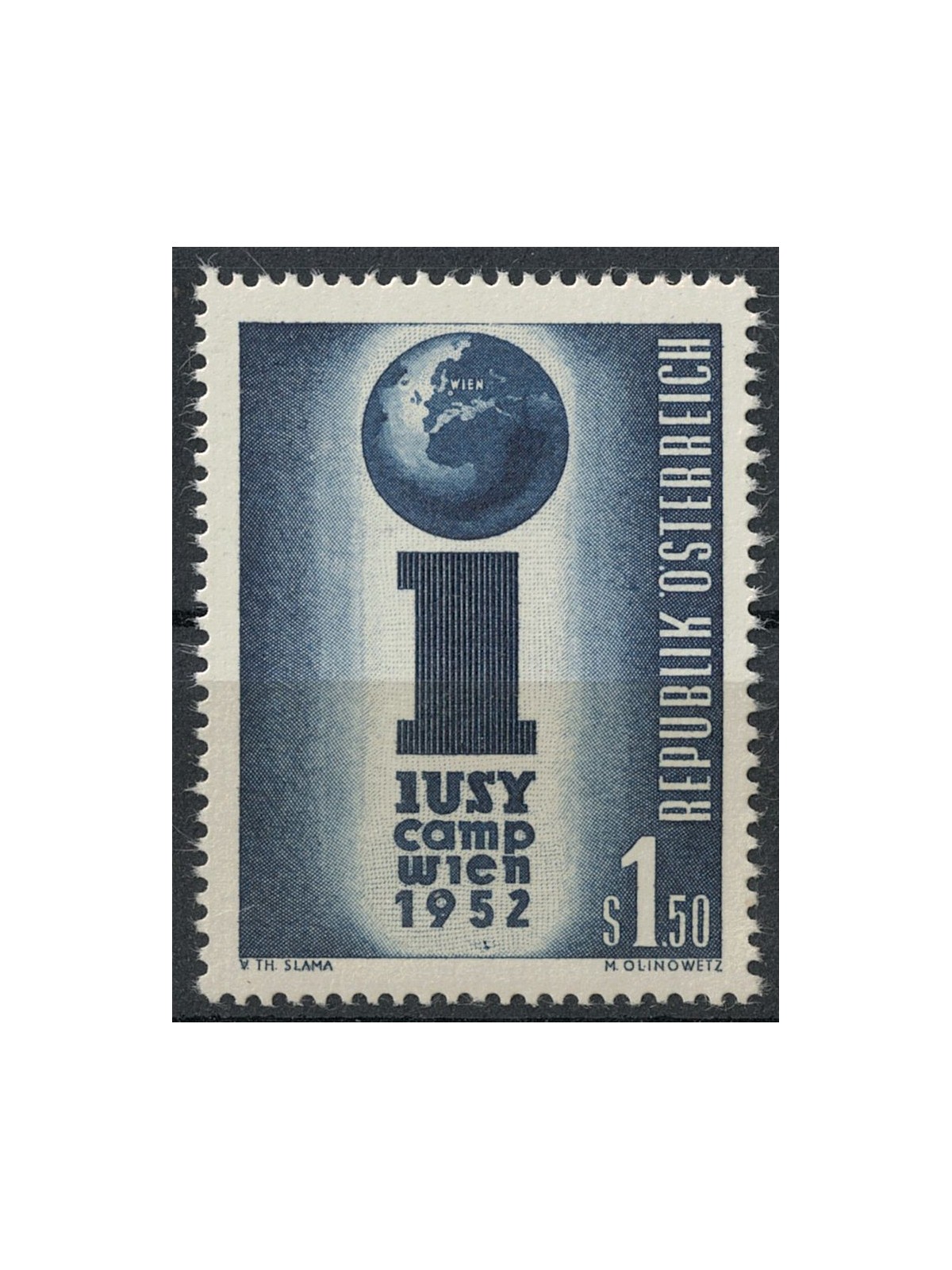 AUSTRIA 1952 IUSY meeting in Vienna MH*