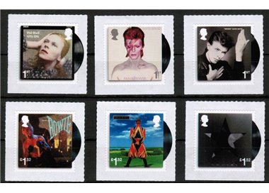 GREAT BRITAIN 2017 In honor of David Bowie 6v MNH**