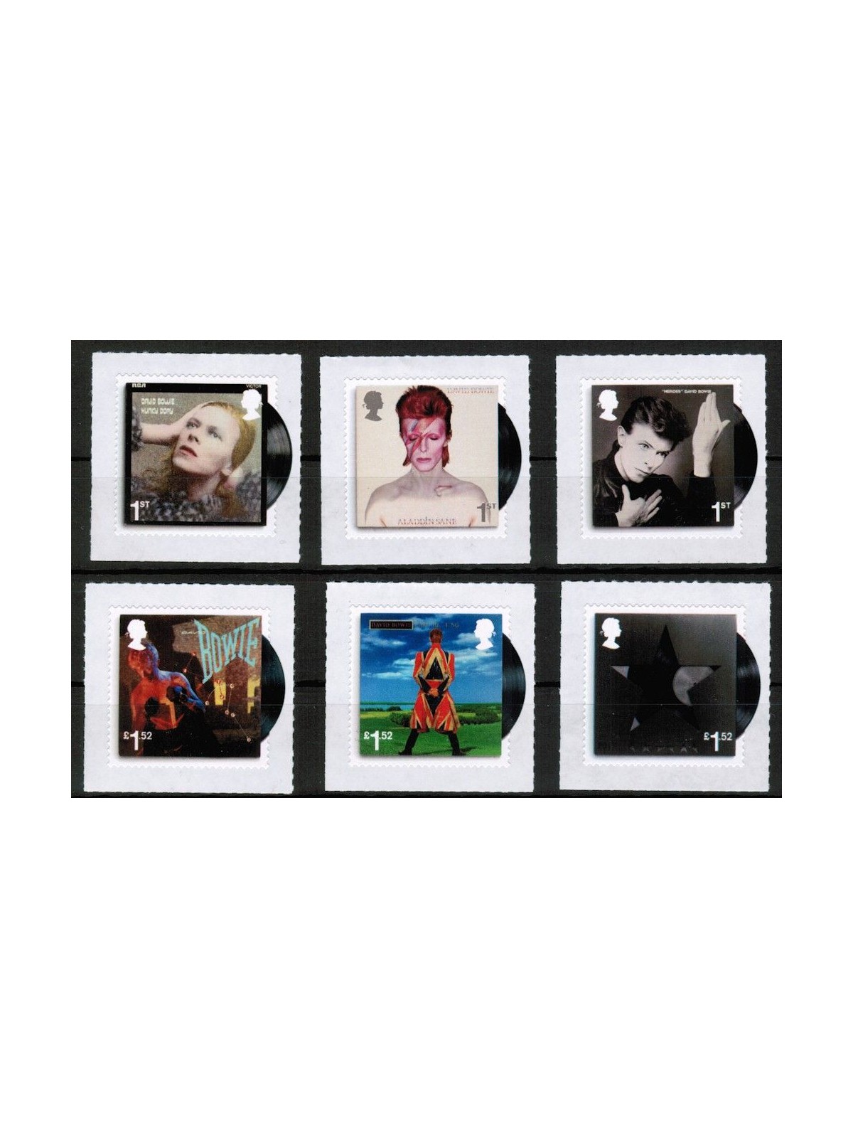 GRAN BRETAGNA 2017 In onore di David Bowie 6v MNH**