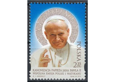 POLONIA 2014 Canonizzazione di Papa Giovanni Paolo II MNH**