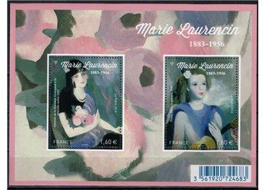 FRANCIA 2016 Arte (Marie Laurencin) BF MNH**