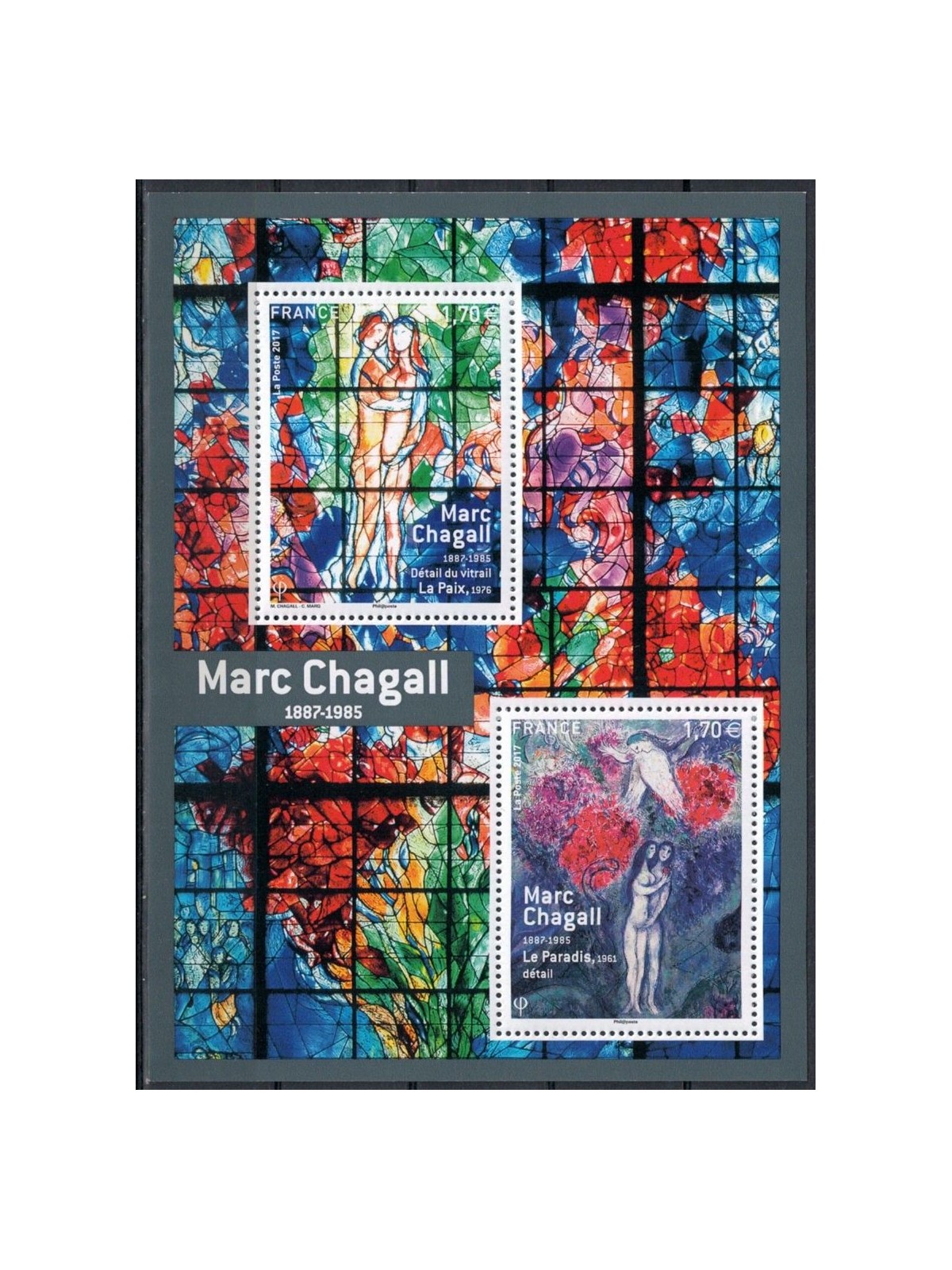 FRANCIA 2017 Arte (Marc Chagall) BF MNH**
