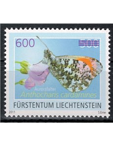 LIECHTENSTEIN 2012 Fauna, farfalle MNH**