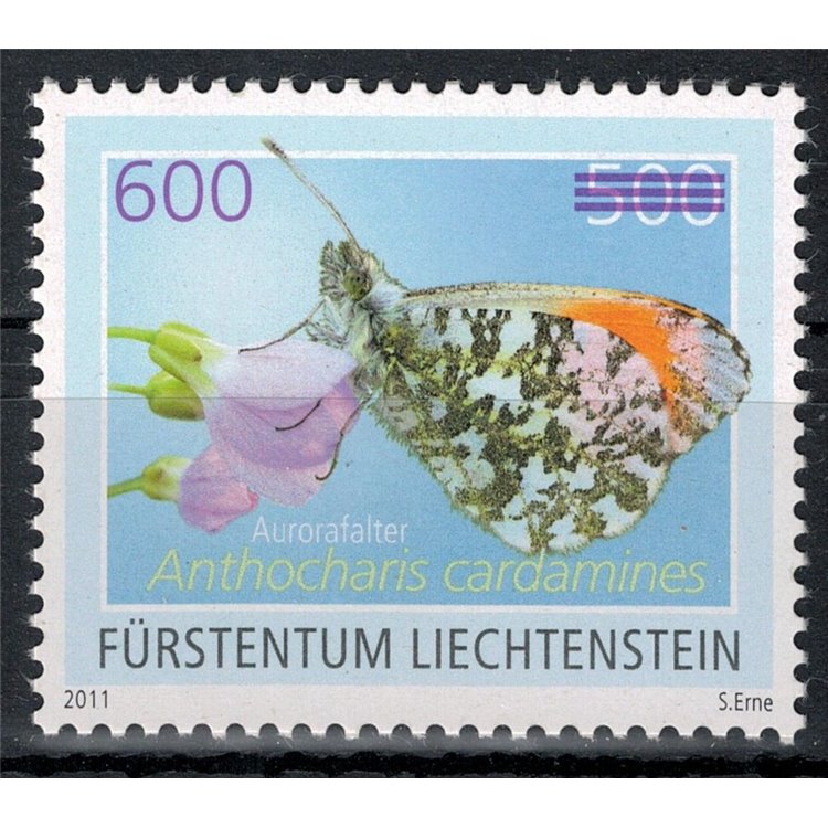 LIECHTENSTEIN 2012 Fauna, butterflies MNH**