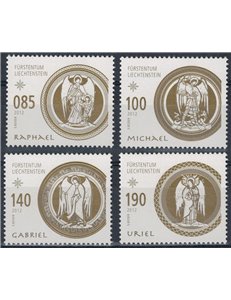 LIECHTENSTEIN 2012 Natale 4v MNH**