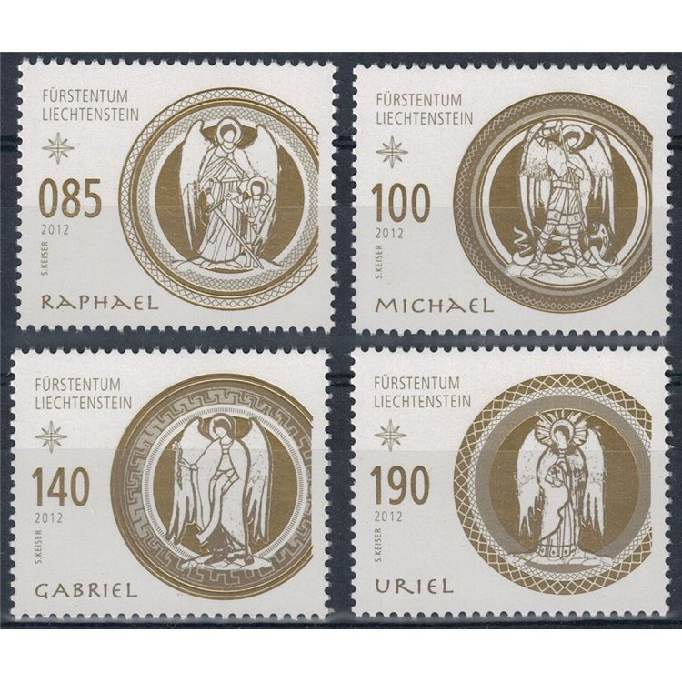 LIECHTENSTEIN 2012 Christmas 4v MNH**