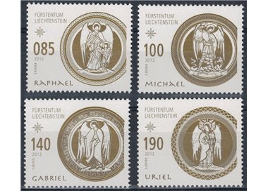 LIECHTENSTEIN 2012 Natale 4v MNH**