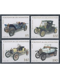 LIECHTENSTEIN 2012 Automobili storiche 4v MNH**