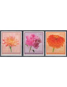 LIECHTENSTEIN 2012 Fiori dei nostri giardini 3v MNH**