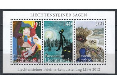 LIECHTENSTEIN 2012 LIBA Philatelic Exhibition s/s MNH**