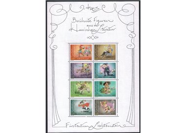 LIECHTENSTEIN 2012 Eroi della Letteratura BF MNH**