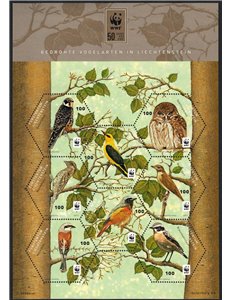 LIECHTENSTEIN 2011 WWF, nature conservation s/s MNH**