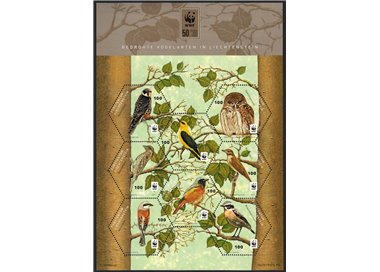 LIECHTENSTEIN 2011 WWF, protezione della natura BF MNH**