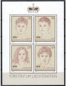 LIECHTENSTEIN 2011 Children of the Prince s/s MNH**