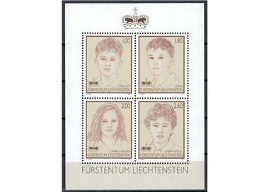 LIECHTENSTEIN 2011 Children of the Prince s/s MNH**