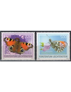 LIECHTENSTEIN 2011 Wildlife, butterflies 2v MNH**