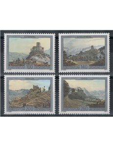 LIECHTENSTEIN 2011 Castelli 4v MNH**