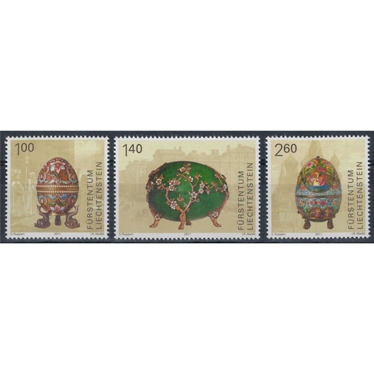 LIECHTENSTEIN 2011 Pasqua 3v MNH**