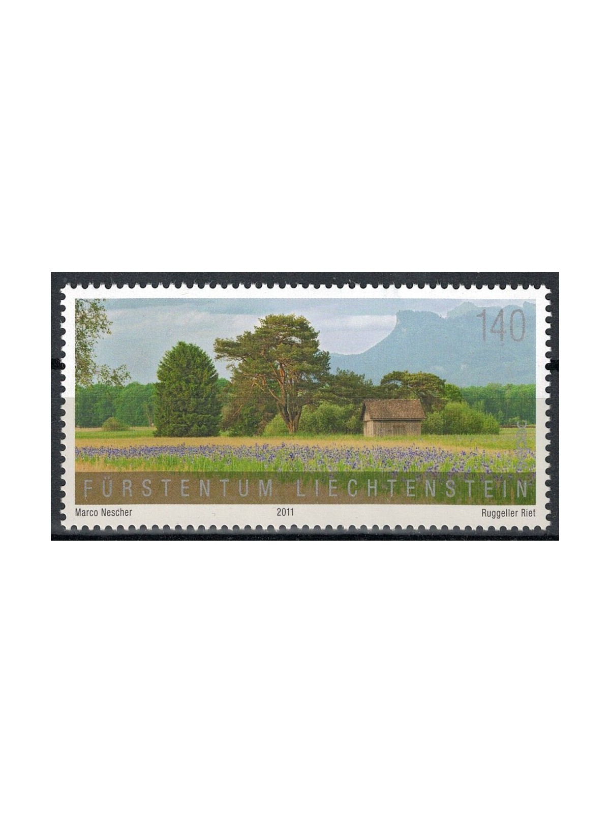 LIECHTENSTEIN 2011 SEPAC, MNH landscapes**