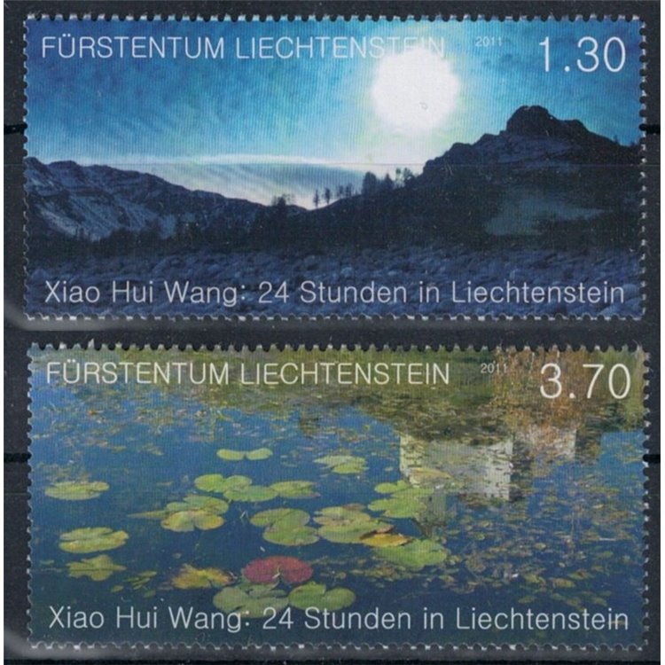 LIECHTENSTEIN 2011 Fotografie di Xiao Hui Wang 2v MNH**