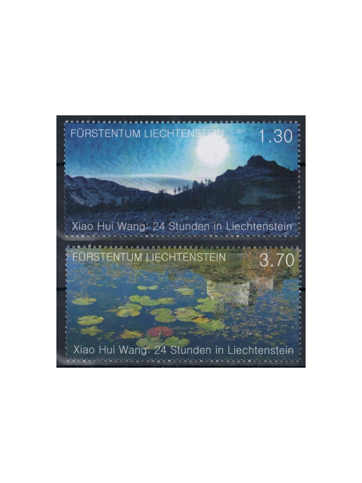 LIECHTENSTEIN 2011 Fotografie di Xiao Hui Wang 2v MNH**