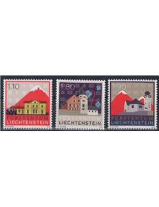 LIECHTENSTEIN 2010 Edifici 3v MNH**