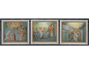 LIECHTENSTEIN 2010 Christmas 3v MNH**