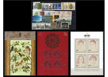 LIECHTENSTEIN 2011 Complete Year 29v + 3 s/s MNH**